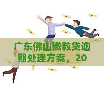 广东佛山微粒贷逾期处理方案，2021年如何应对？