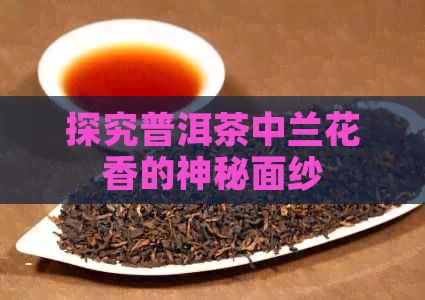 探究普洱茶中兰花香的神秘面纱