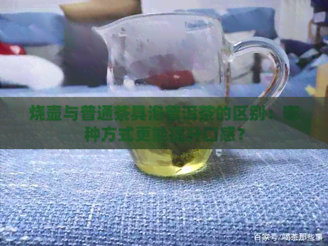 烧壶与普通茶具泡普洱茶的区别：哪种方式更能提升口感？