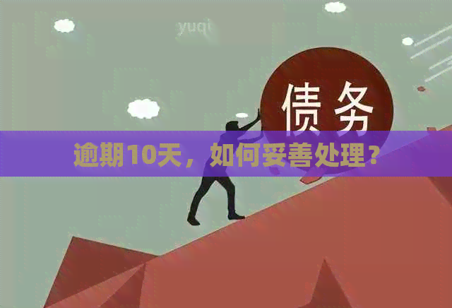 逾期10天，如何妥善处理？