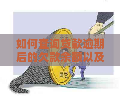 如何查询贷款逾期后的欠款余额以及解决逾期问题的方法