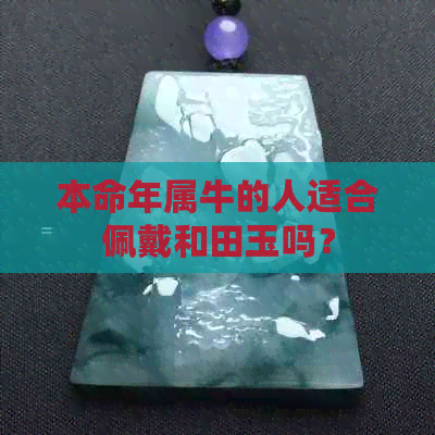 本命年属牛的人适合佩戴和田玉吗？