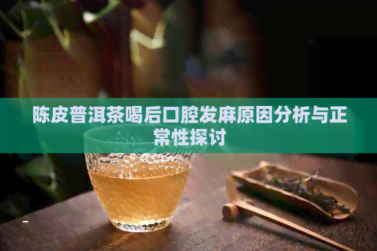 陈皮普洱茶喝后口腔发麻原因分析与正常性探讨