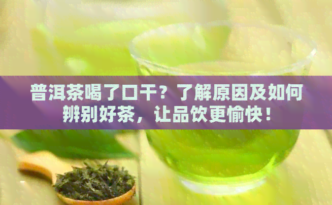 普洱茶喝了口干？了解原因及如何辨别好茶，让品饮更愉快！