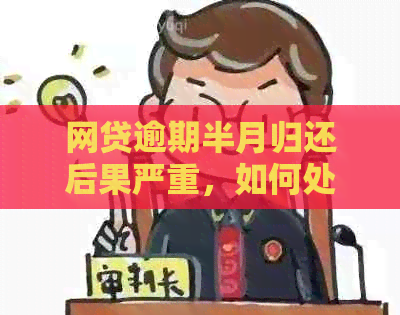 网贷逾期半月归还后果严重，如何处理？