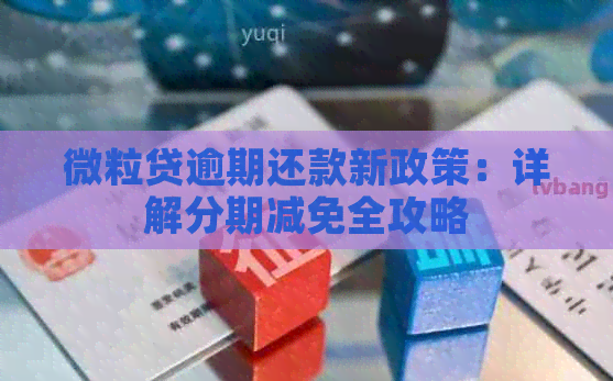 微粒贷逾期还款新政策：详解分期减免全攻略