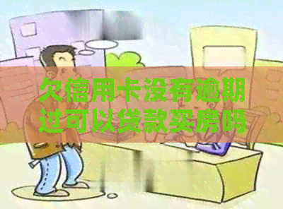 欠信用卡没有逾期过可以贷款买房吗？安全吗？