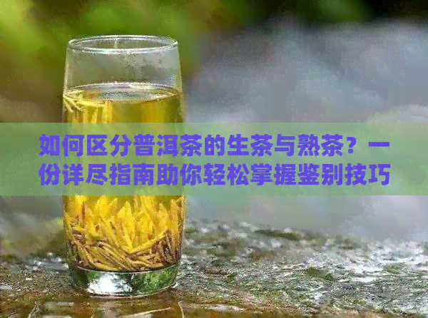 如何区分普洱茶的生茶与熟茶？一份详尽指南助你轻松掌握鉴别技巧