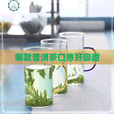 哪款普洱茶口感好回甜