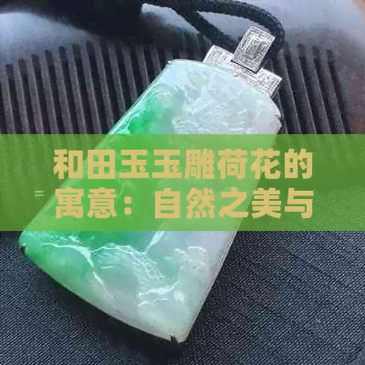 和田玉玉雕荷花的寓意：自然之美与生命力象征