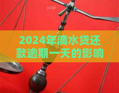 2024年滴水贷还款逾期一天的影响与解决方法