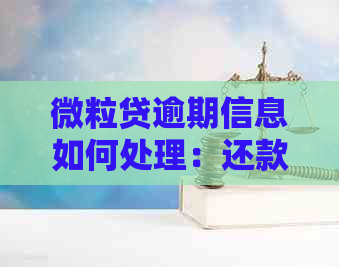 微粒贷逾期信息如何处理：还款、起诉与通知