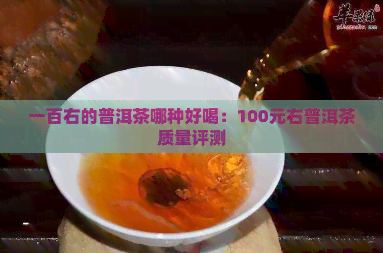 一百右的普洱茶哪种好喝：100元右普洱茶质量评测