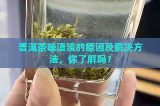 普洱茶味道淡的原因及解决方法，你了解吗？