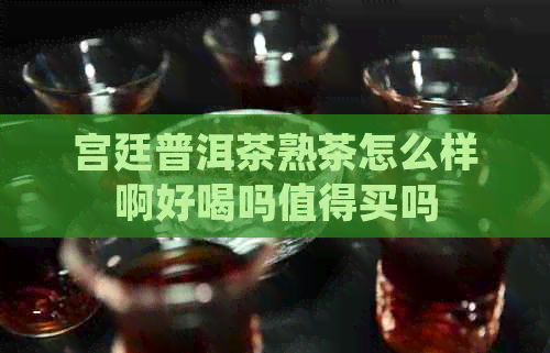 宫廷普洱茶熟茶怎么样啊好喝吗值得买吗