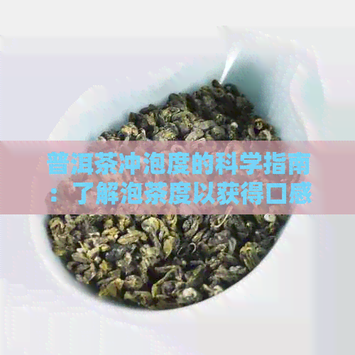 普洱茶冲泡度的科学指南：了解泡茶度以获得口感