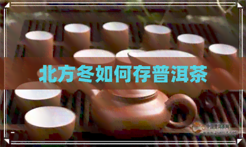 北方冬如何存普洱茶