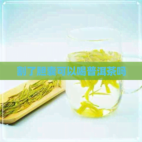 割了胆囊可以喝普洱茶吗