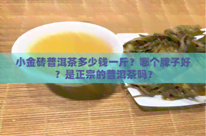 小金砖普洱茶多少钱一斤？哪个牌子好？是正宗的普洱茶吗？