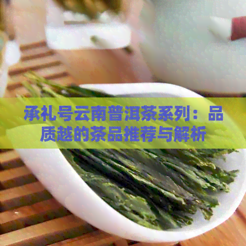 承礼号云南普洱茶系列：品质越的茶品推荐与解析