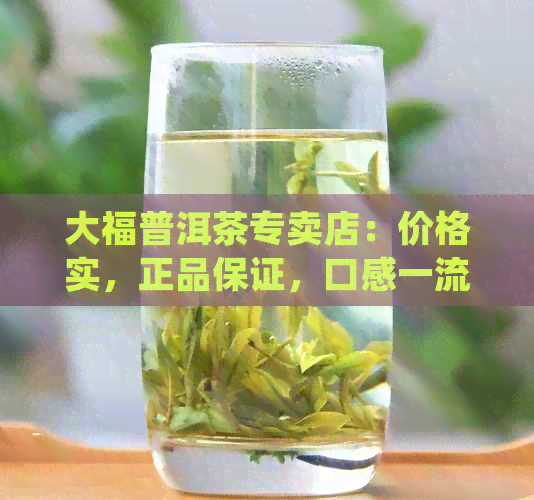 大福普洱茶专卖店：价格实，正品保证，口感一流，你值得拥有！