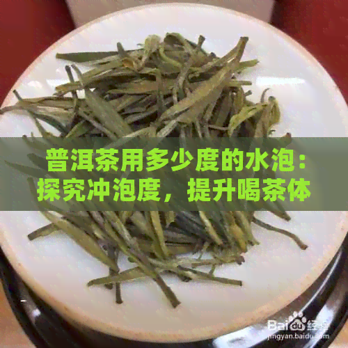 普洱茶用多少度的水泡：探究冲泡度，提升喝茶体验