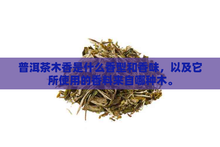 普洱茶木香是什么香型和香味，以及它所使用的香料来自哪种木。