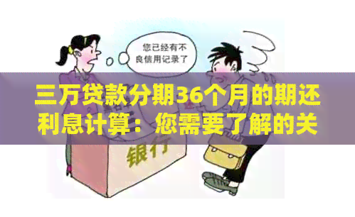 三万贷款分期36个月的期还利息计算：您需要了解的关键信息