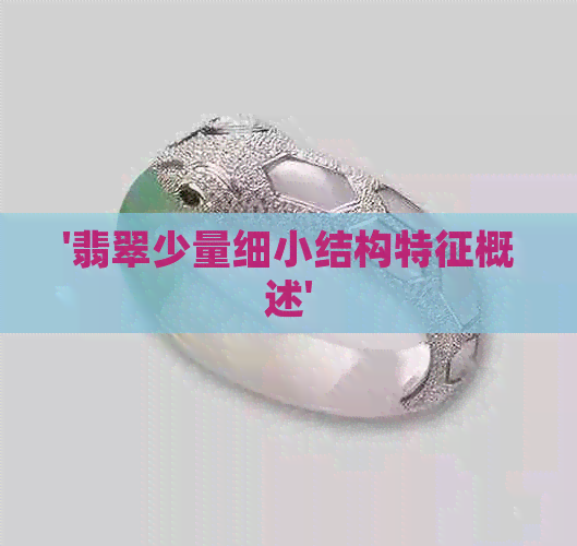 '翡翠少量细小结构特征概述'