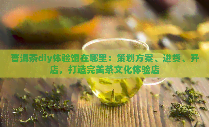 普洱茶diy体验馆在哪里：策划方案、进货、开店，打造完美茶文化体验店