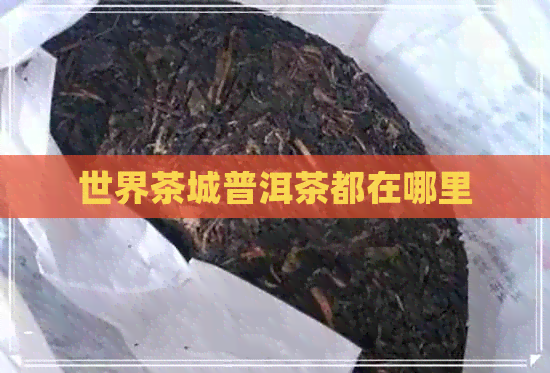 世界茶城普洱茶都在哪里