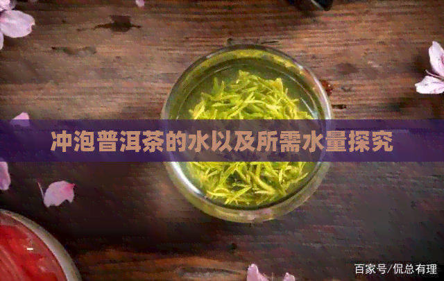 冲泡普洱茶的水以及所需水量探究