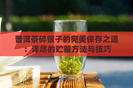 普洱茶碎银子的完美保存之道：详尽的贮藏方法与技巧