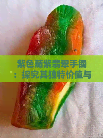 紫色茄紫翡翠手镯：探究其独特价值与市场价格