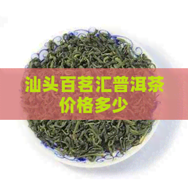 汕头百茗汇普洱茶价格多少