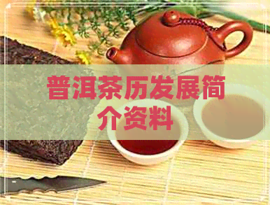 普洱茶历发展简介资料