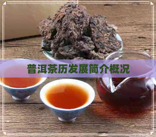 普洱茶历发展简介概况