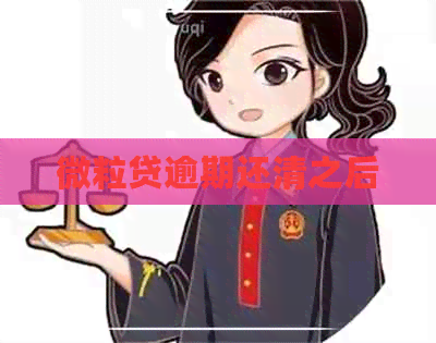 微粒贷逾期还清之后