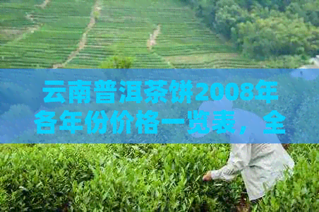 云南普洱茶饼2008年各年份价格一览表，全面了解普洱茶市场行情