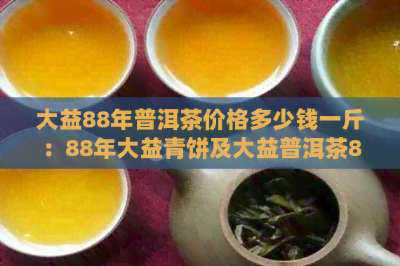 大益88年普洱茶价格多少钱一斤：88年大益青饼及大益普洱茶80周年念版解析