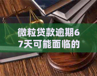 微粒贷款逾期67天可能面临的法律后果及应对策略