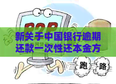 新关于中国银行逾期还款一次性还本金方案的协商和可行性探讨