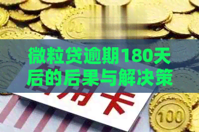 微粒贷逾期180天后的后果与解决策略：用户全面了解与应对