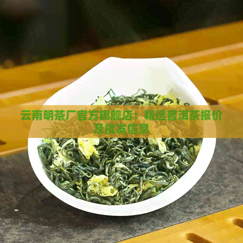 云南明茶厂官方旗舰店：精选普洱茶报价及批发信息