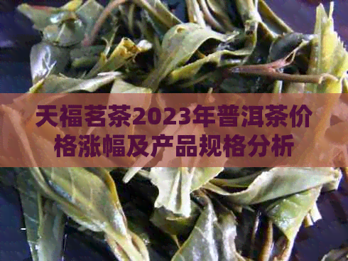 天福茗茶2023年普洱茶价格涨幅及产品规格分析