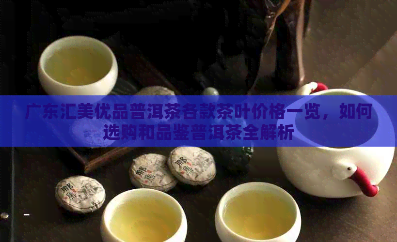 广东汇美优品普洱茶各款茶叶价格一览，如何选购和品鉴普洱茶全解析