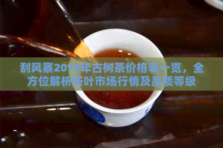 刮风寨2016年古树茶价格表一览，全方位解析茶叶市场行情及品质等级