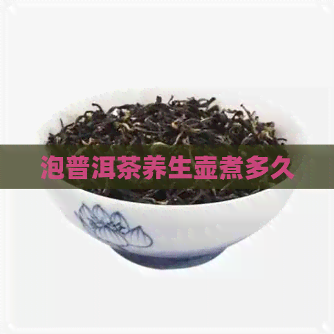 泡普洱茶养生壶煮多久