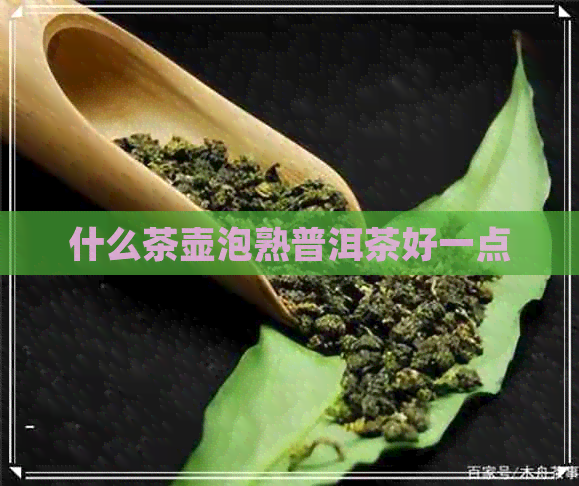 什么茶壶泡熟普洱茶好一点