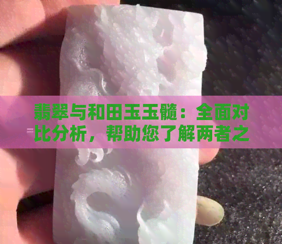 翡翠与和田玉玉髓：全面对比分析，帮助您了解两者之间的差异